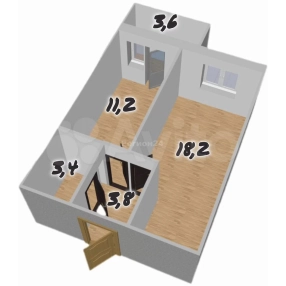 1-к. квартира, 36,6 м², 9/17 эт.